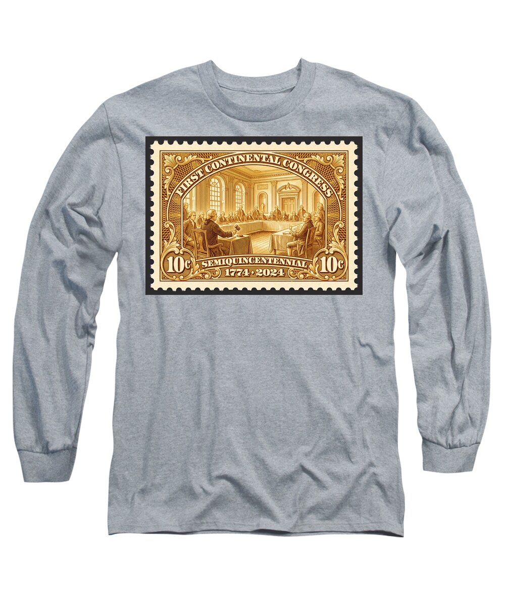 First Continental Congress 10c 1 - Long Sleeve T-Shirt