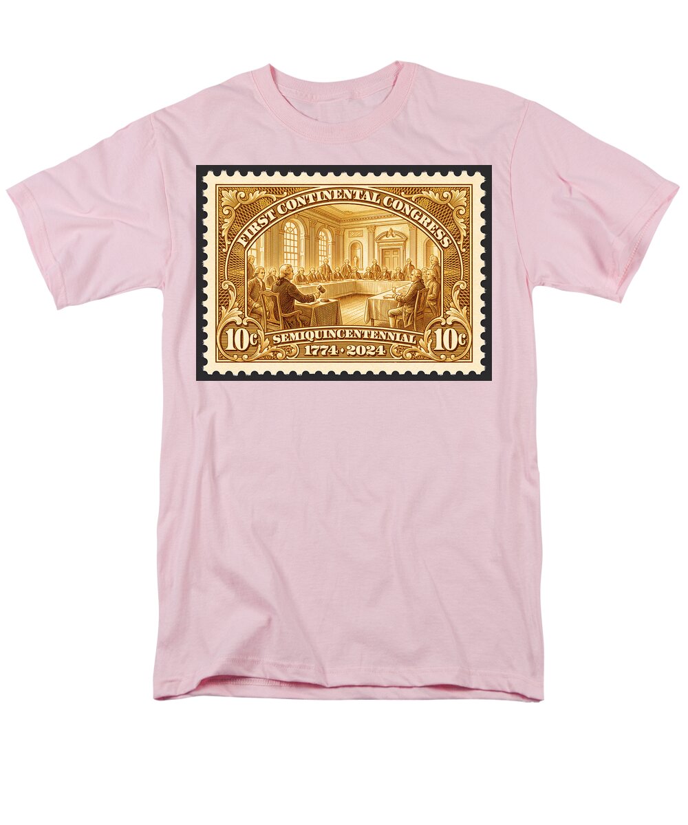 First Continental Congress 10c 1 - Men's T-Shirt  (Regular Fit)