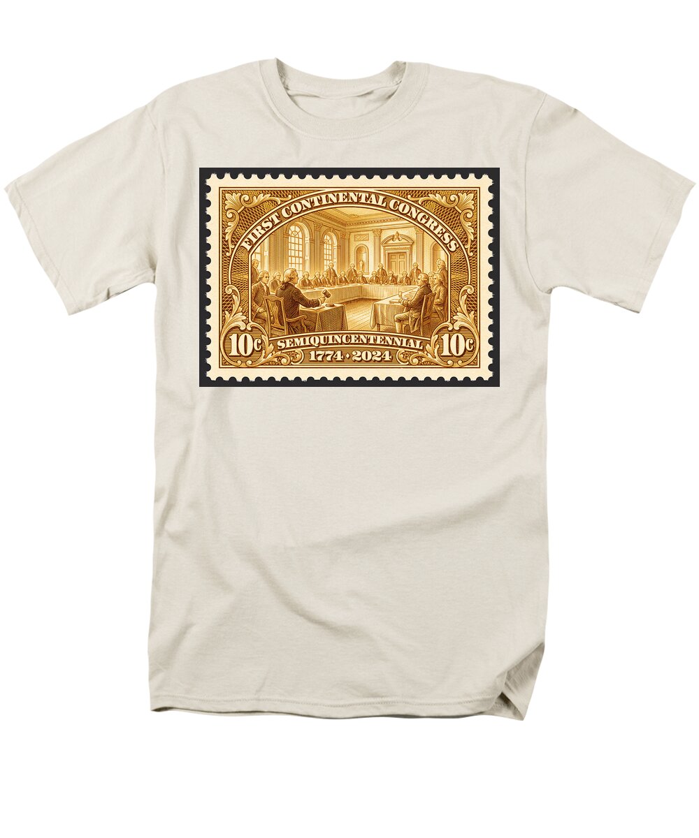 First Continental Congress 10c 1 - Men's T-Shirt  (Regular Fit)