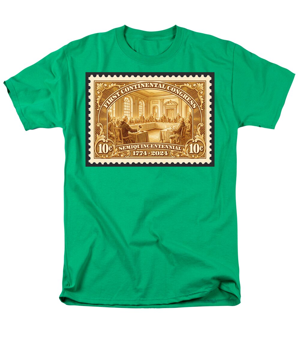 First Continental Congress 10c 1 - Men's T-Shirt  (Regular Fit)