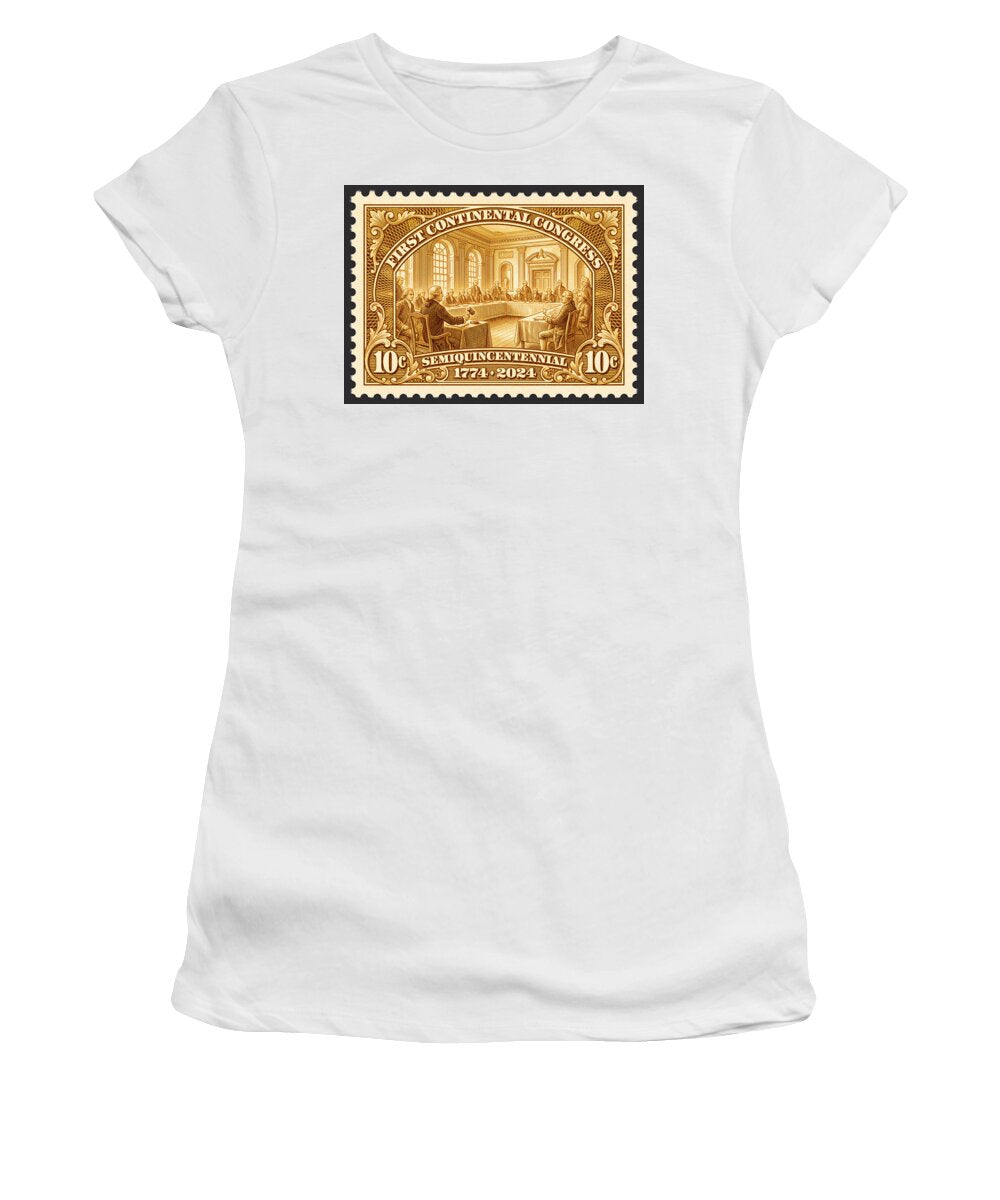 First Continental Congress 10c 1 - Women's T-Shirt