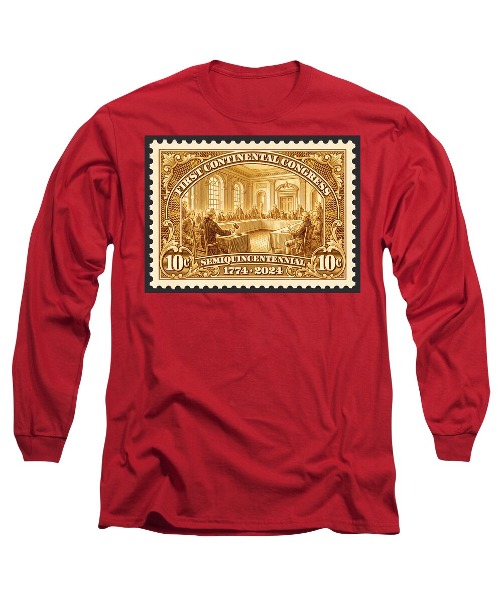 First Continental Congress 10c 1 - Long Sleeve T-Shirt