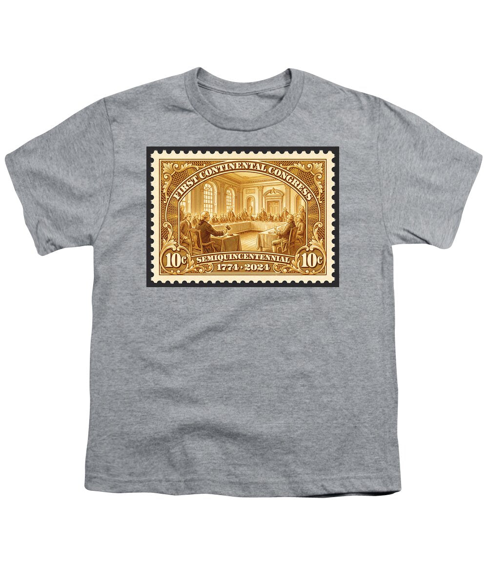 First Continental Congress 10c 1 - Youth T-Shirt