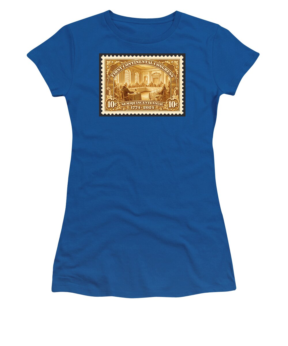 First Continental Congress 10c 1 - Women's T-Shirt