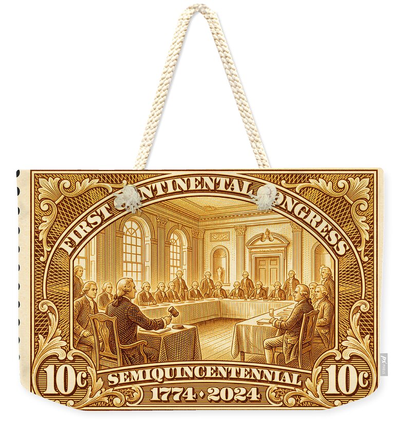 First Continental Congress 10c 1 - Weekender Tote Bag