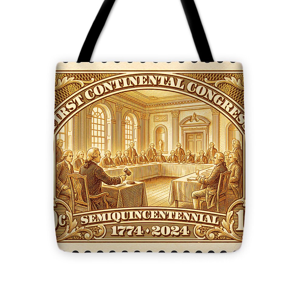 First Continental Congress 10c 1 - Tote Bag
