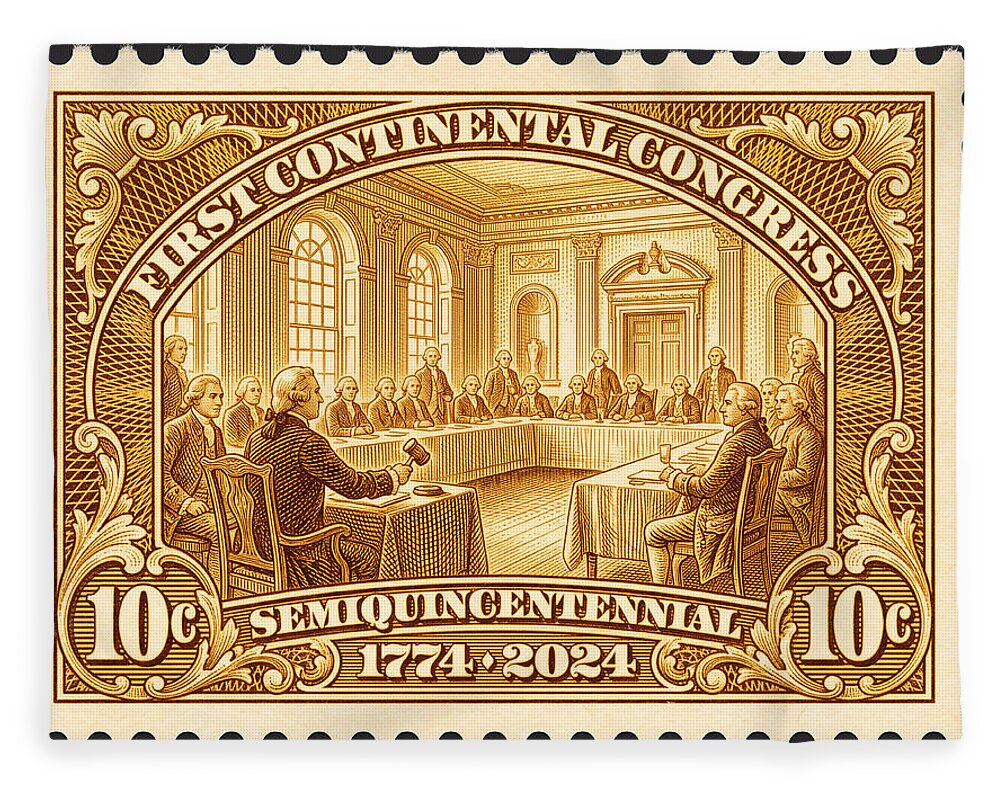 First Continental Congress 10c 1 - Blanket