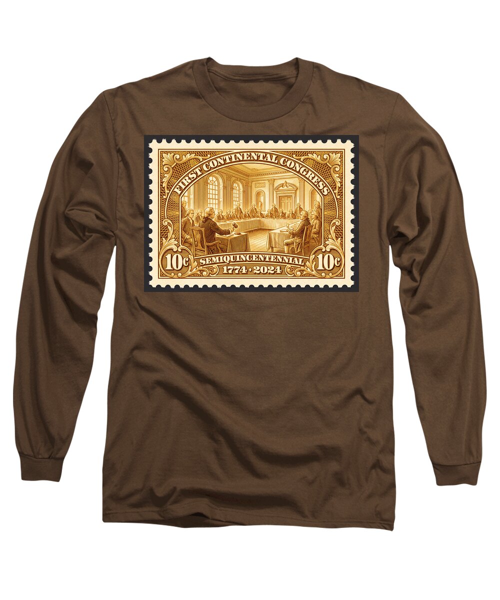 First Continental Congress 10c 1 - Long Sleeve T-Shirt