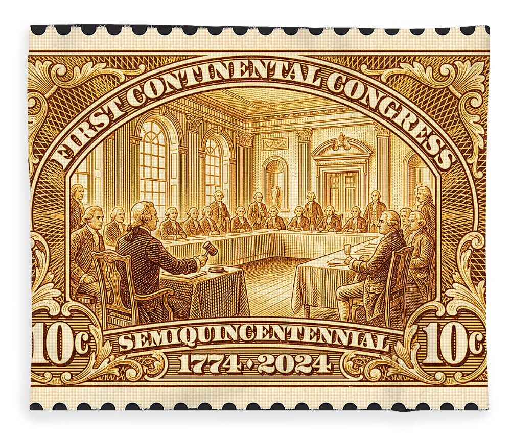 First Continental Congress 10c 1 - Blanket