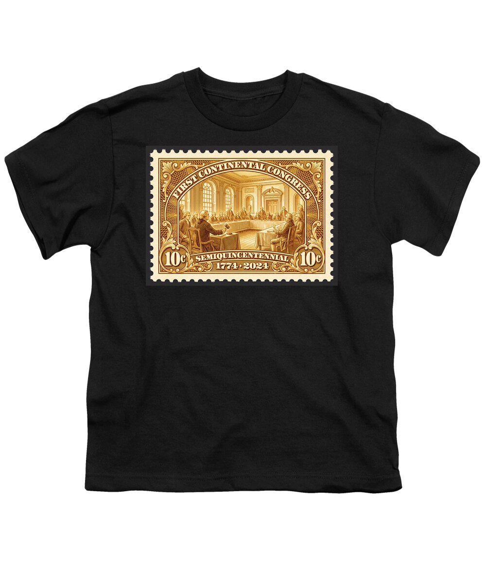 First Continental Congress 10c 1 - Youth T-Shirt