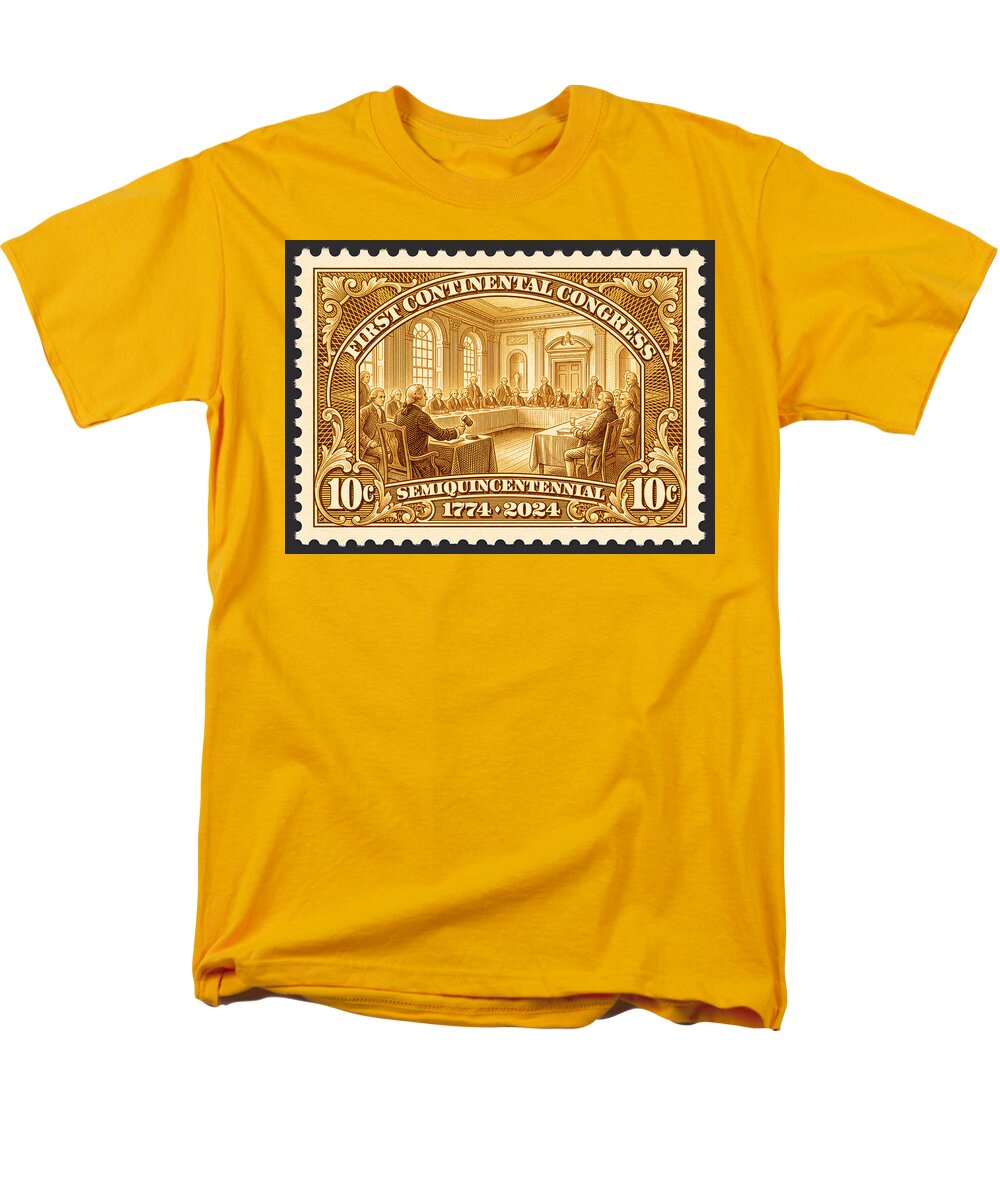 First Continental Congress 10c 1 - Men's T-Shirt  (Regular Fit)