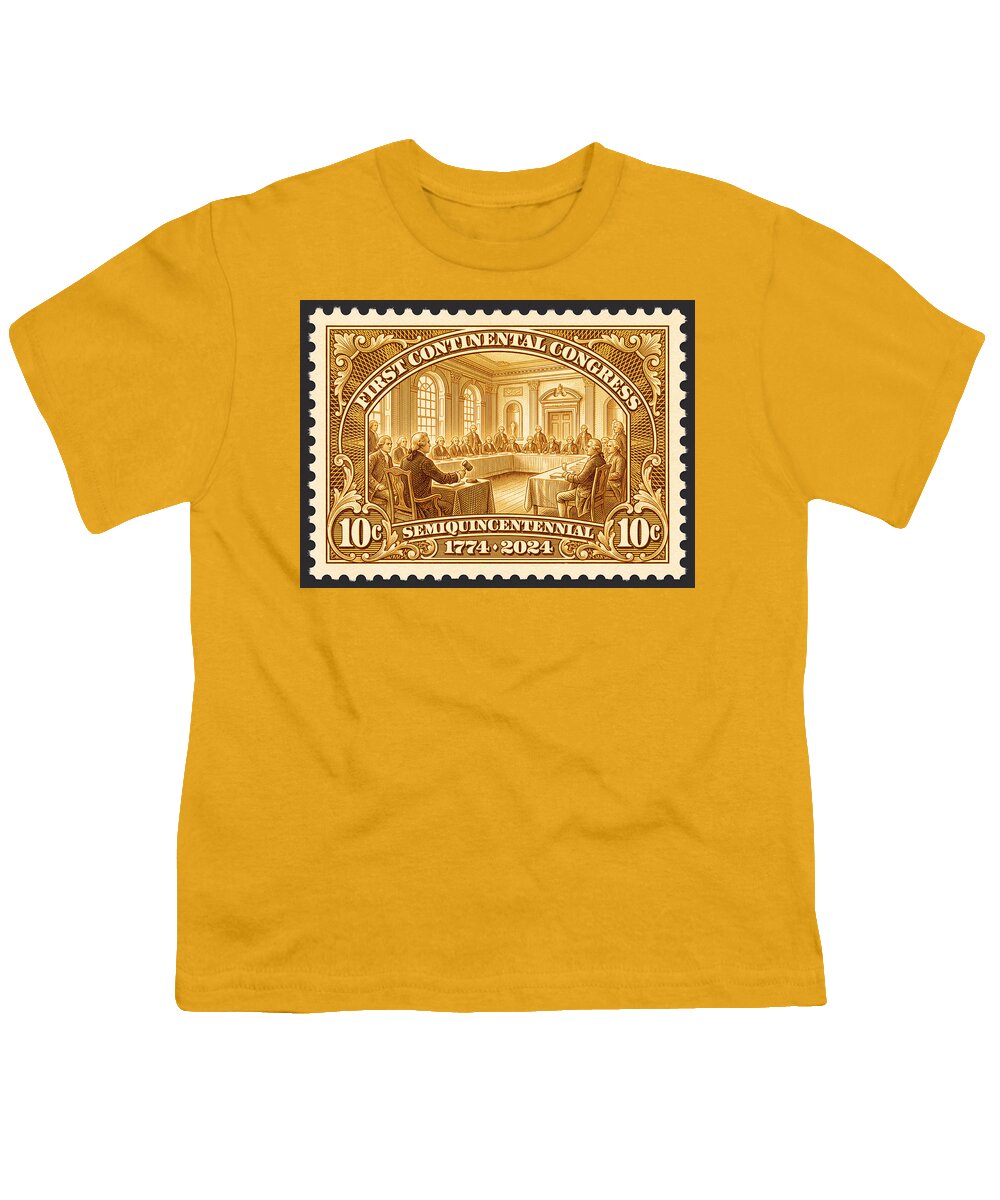 First Continental Congress 10c 1 - Youth T-Shirt