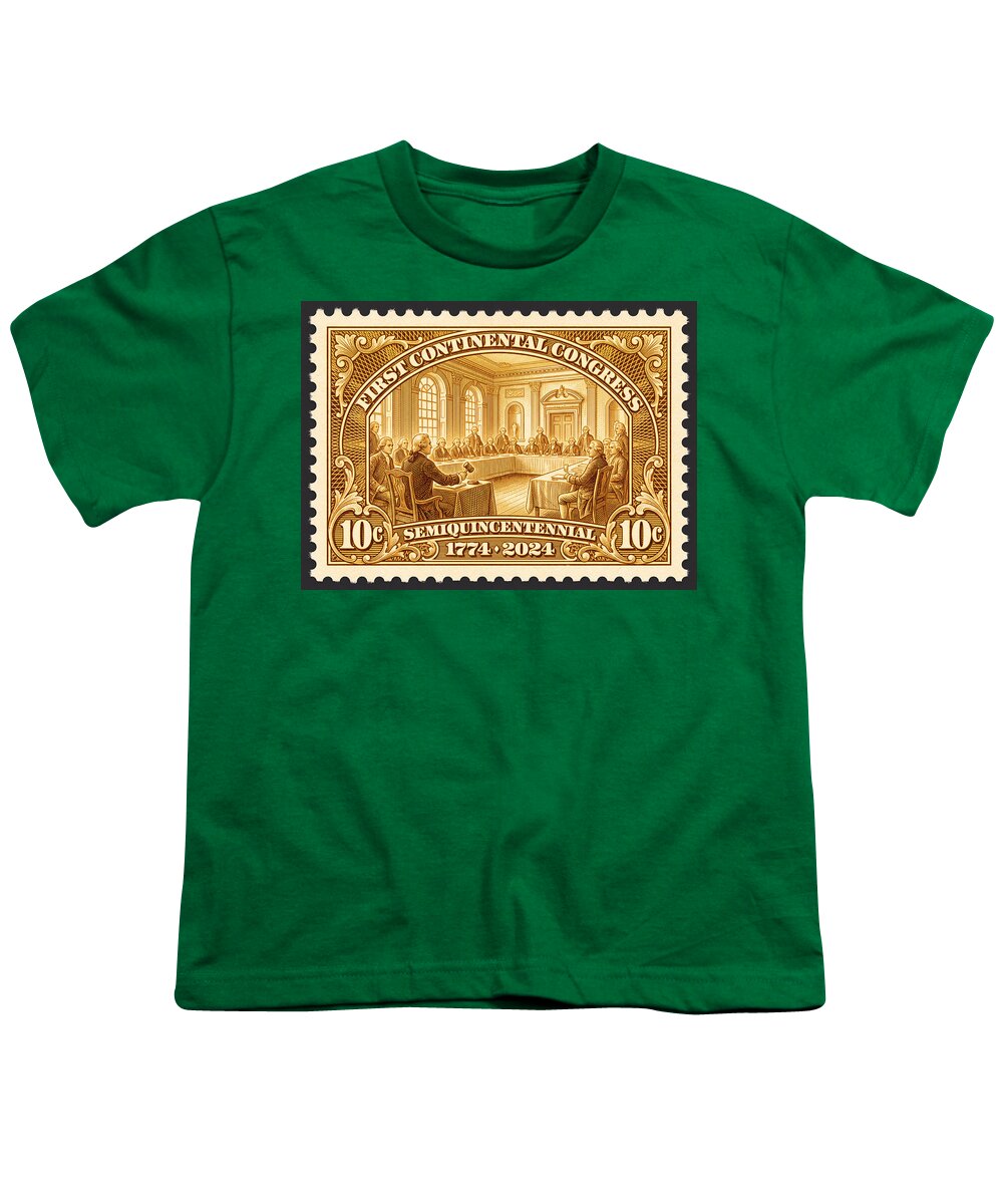 First Continental Congress 10c 1 - Youth T-Shirt