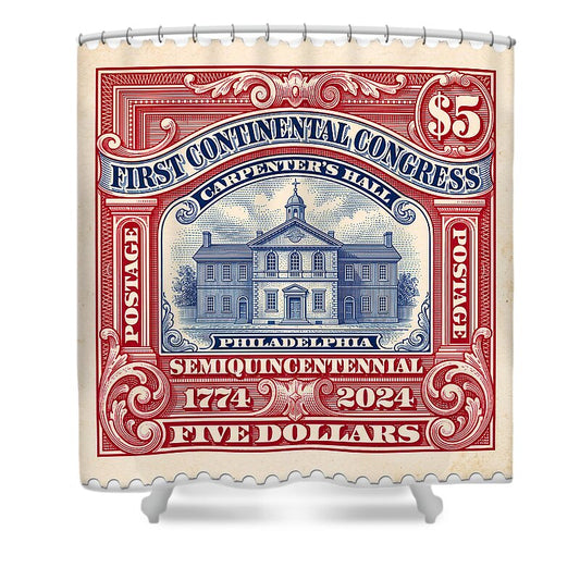 First Continental Congress $5 2 1 - Shower Curtain