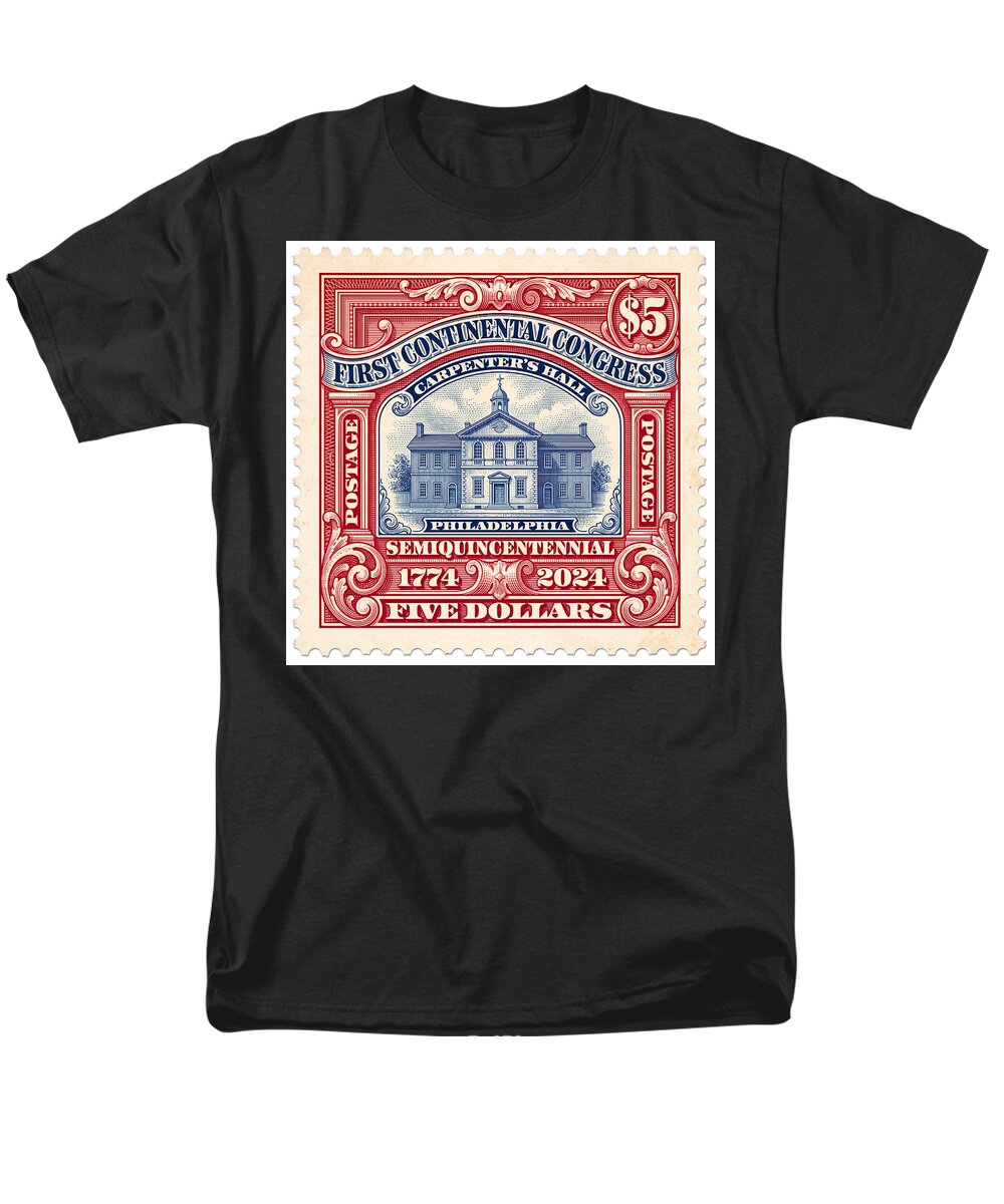 First Continental Congress $5 2 1 - Men's T-Shirt  (Regular Fit)