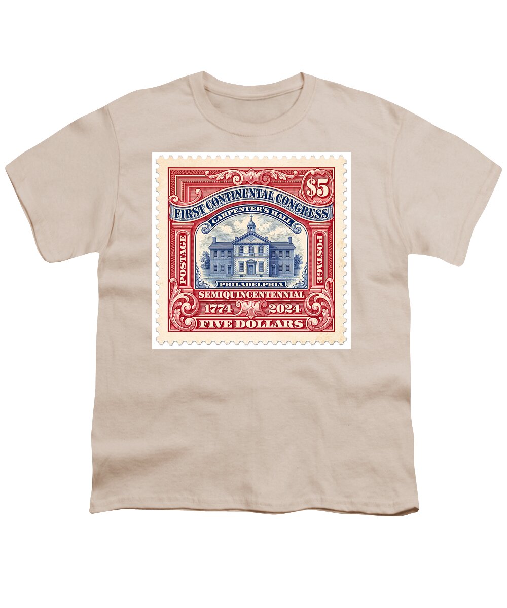 First Continental Congress $5 2 1 - Youth T-Shirt