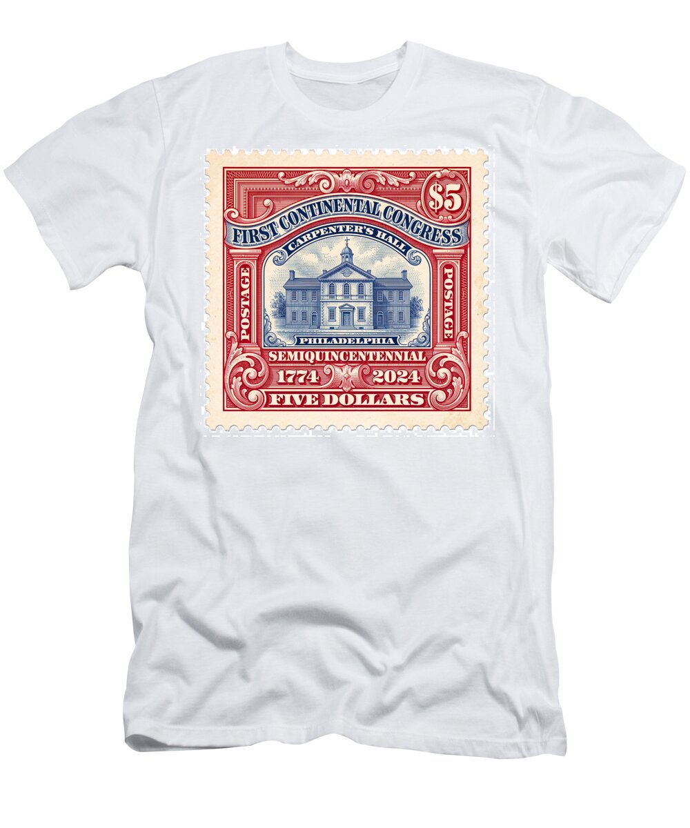 First Continental Congress $5 2 1 - T-Shirt