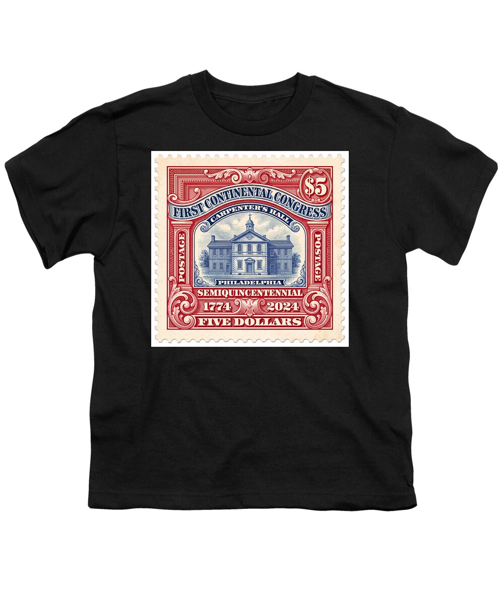 First Continental Congress $5 2 1 - Youth T-Shirt