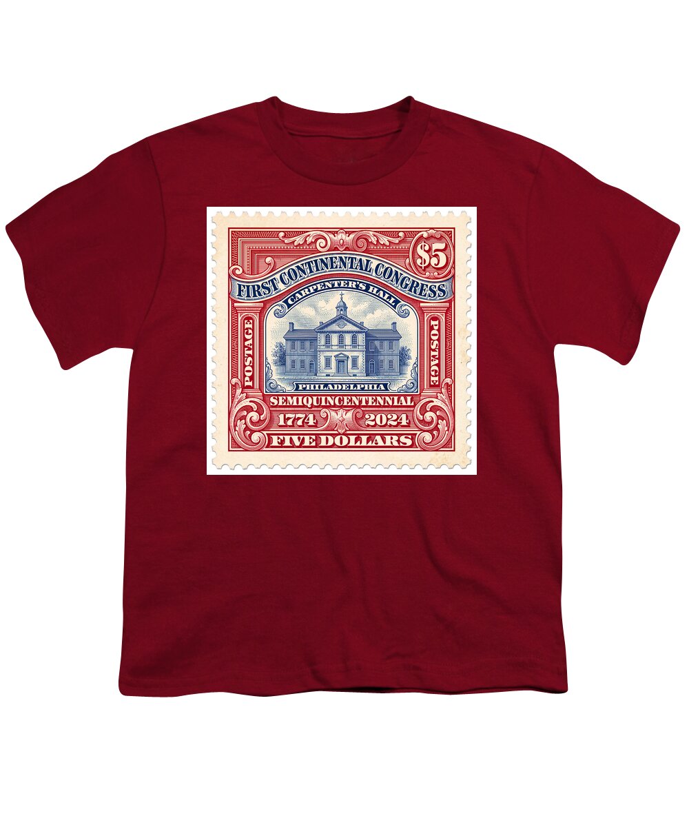 First Continental Congress $5 2 1 - Youth T-Shirt