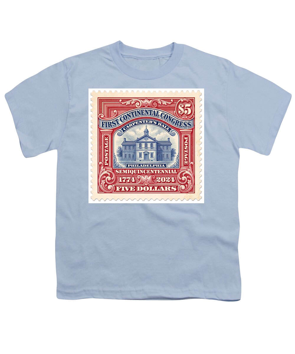 First Continental Congress $5 2 1 - Youth T-Shirt