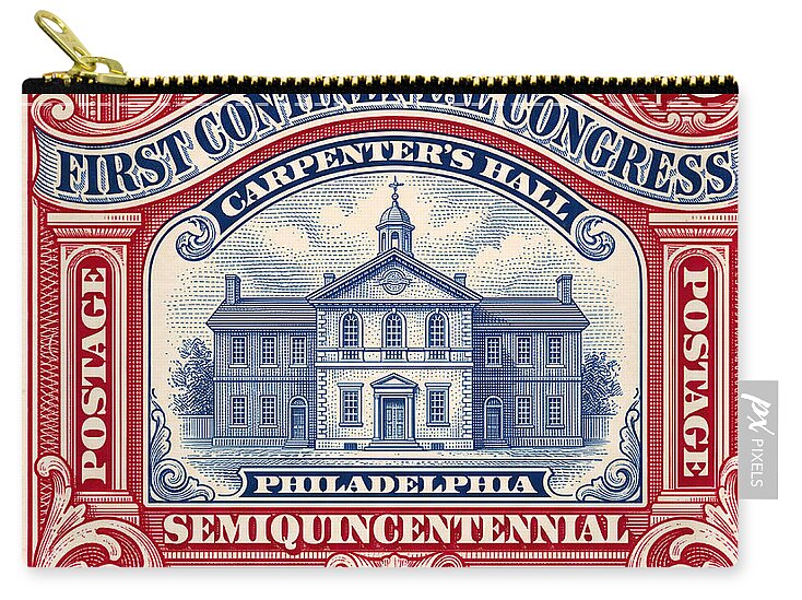 First Continental Congress $5 2 1 - Zip Pouch