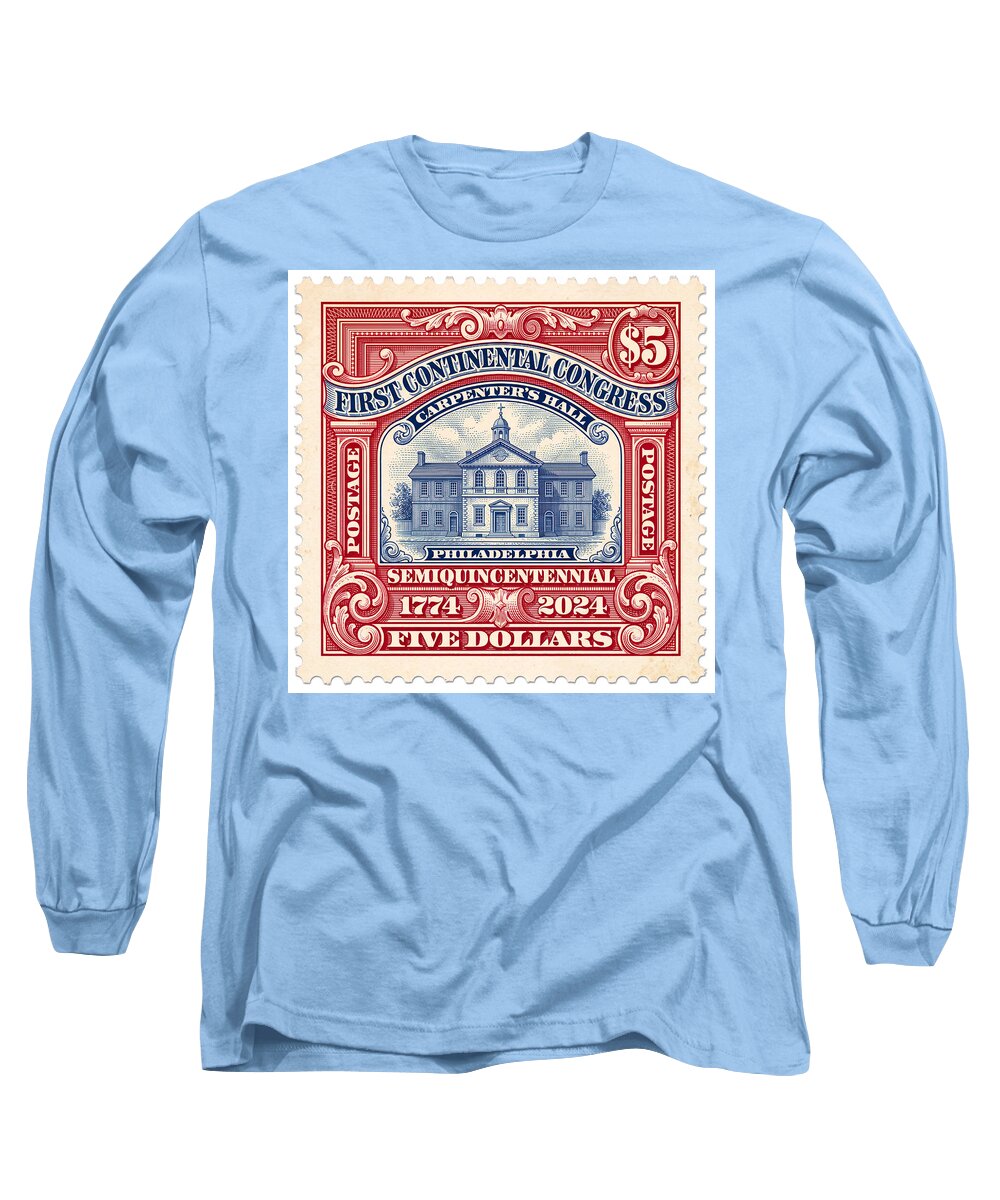 First Continental Congress $5 2 1 - Long Sleeve T-Shirt