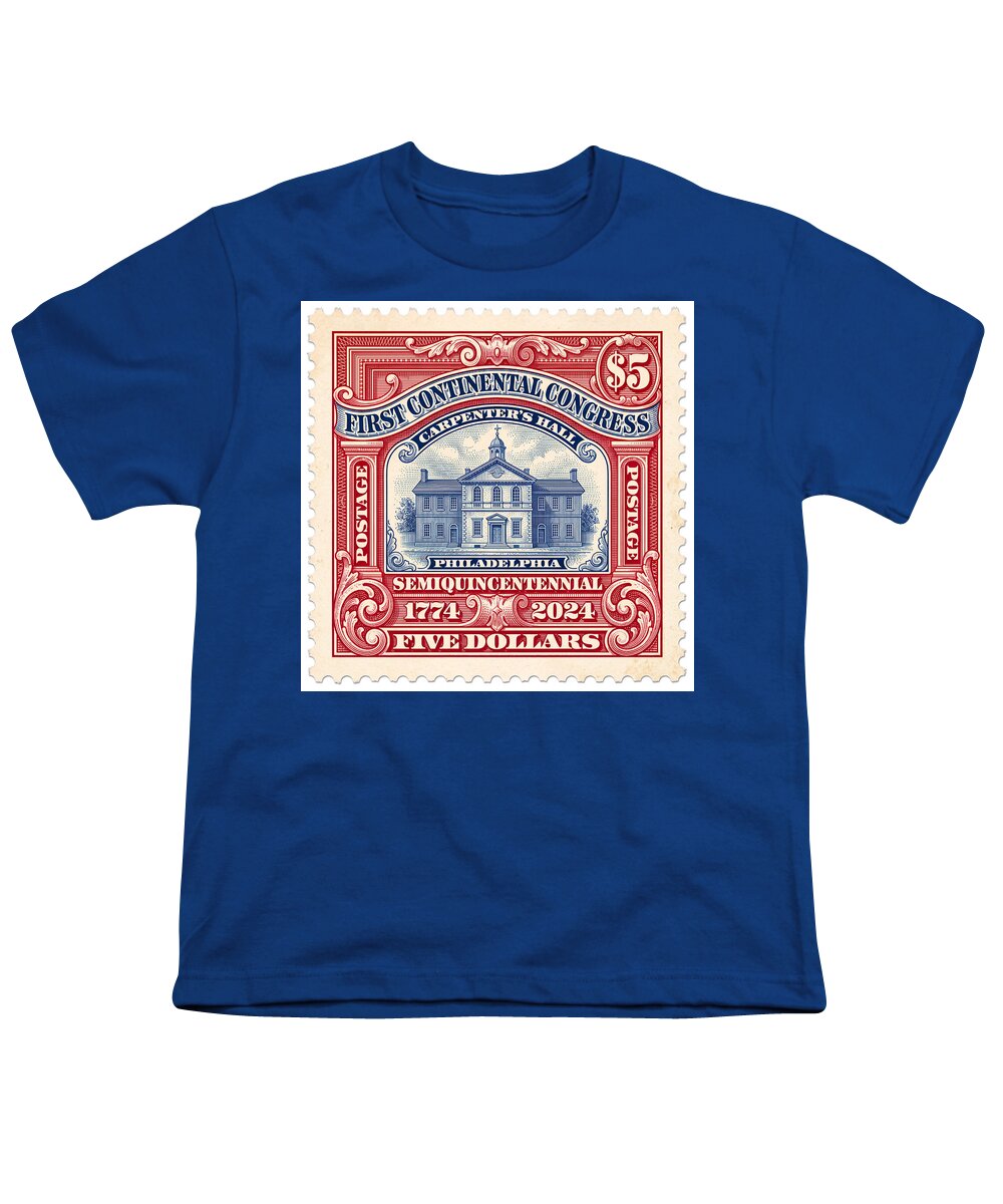 First Continental Congress $5 2 1 - Youth T-Shirt