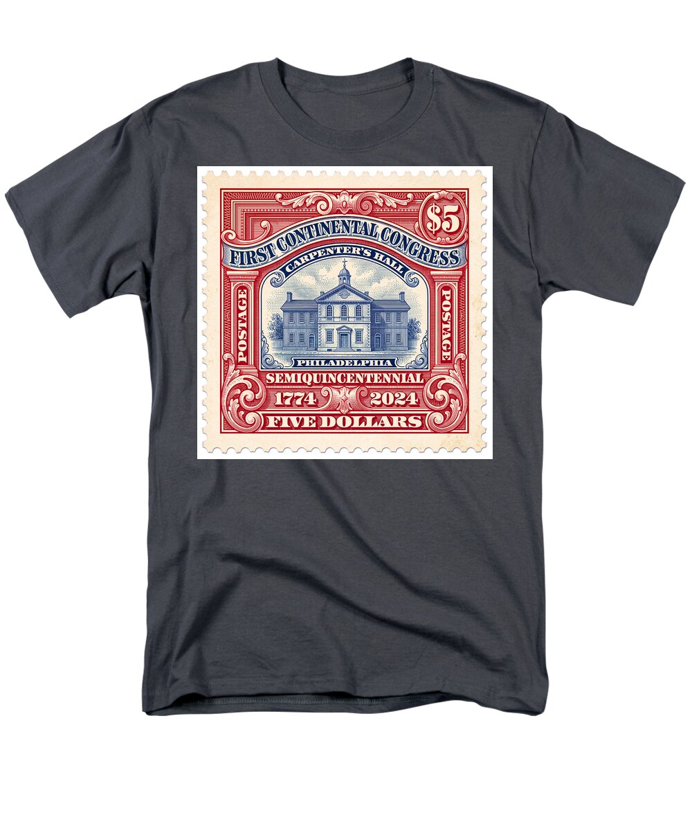 First Continental Congress $5 2 1 - Men's T-Shirt  (Regular Fit)