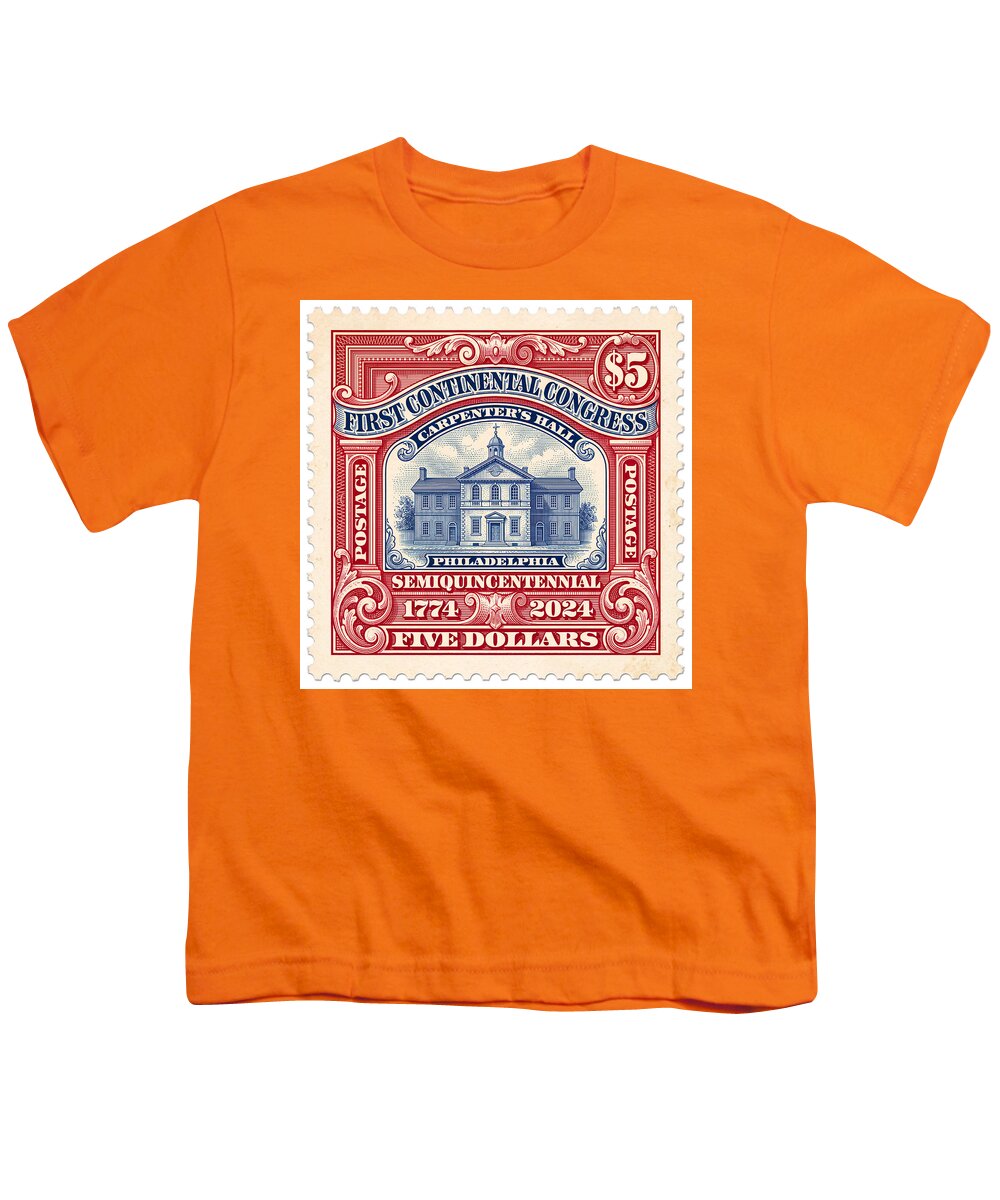 First Continental Congress $5 2 1 - Youth T-Shirt