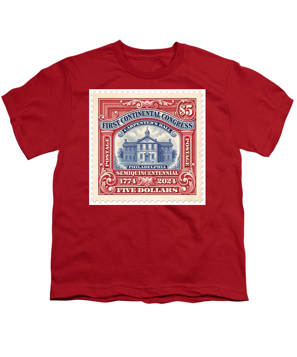 First Continental Congress $5 2 1 - Youth T-Shirt