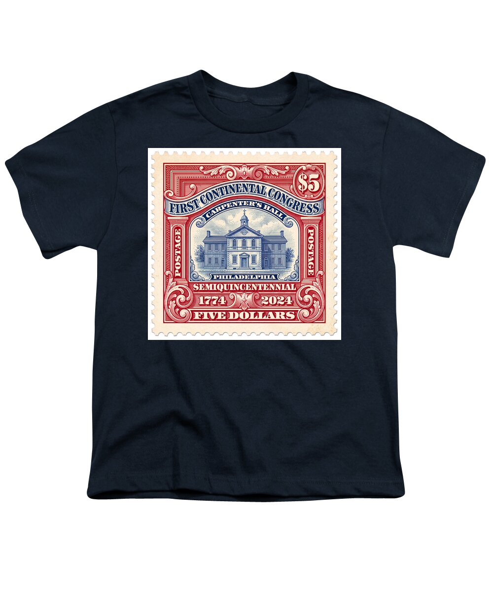 First Continental Congress $5 2 1 - Youth T-Shirt