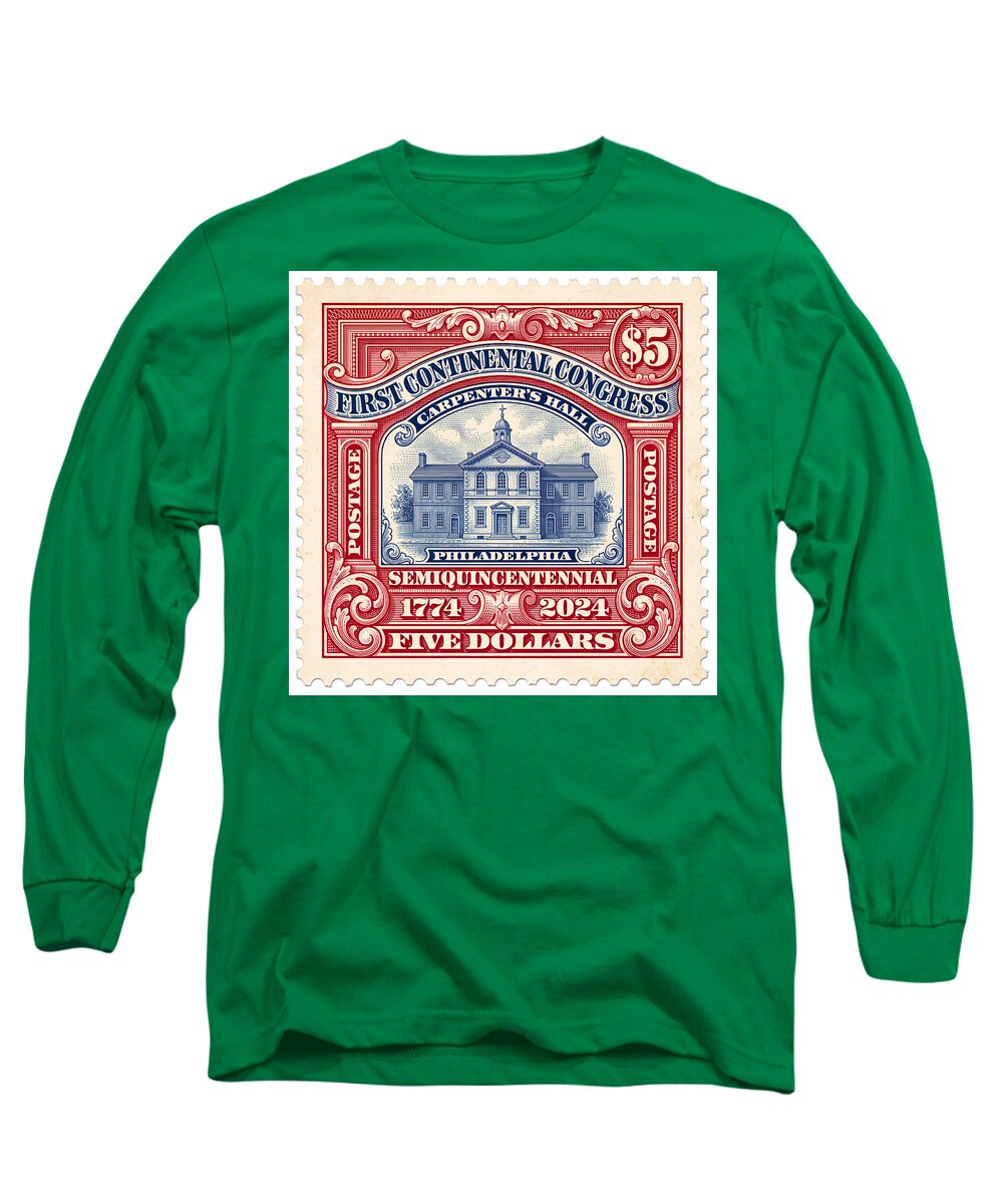 First Continental Congress $5 2 1 - Long Sleeve T-Shirt