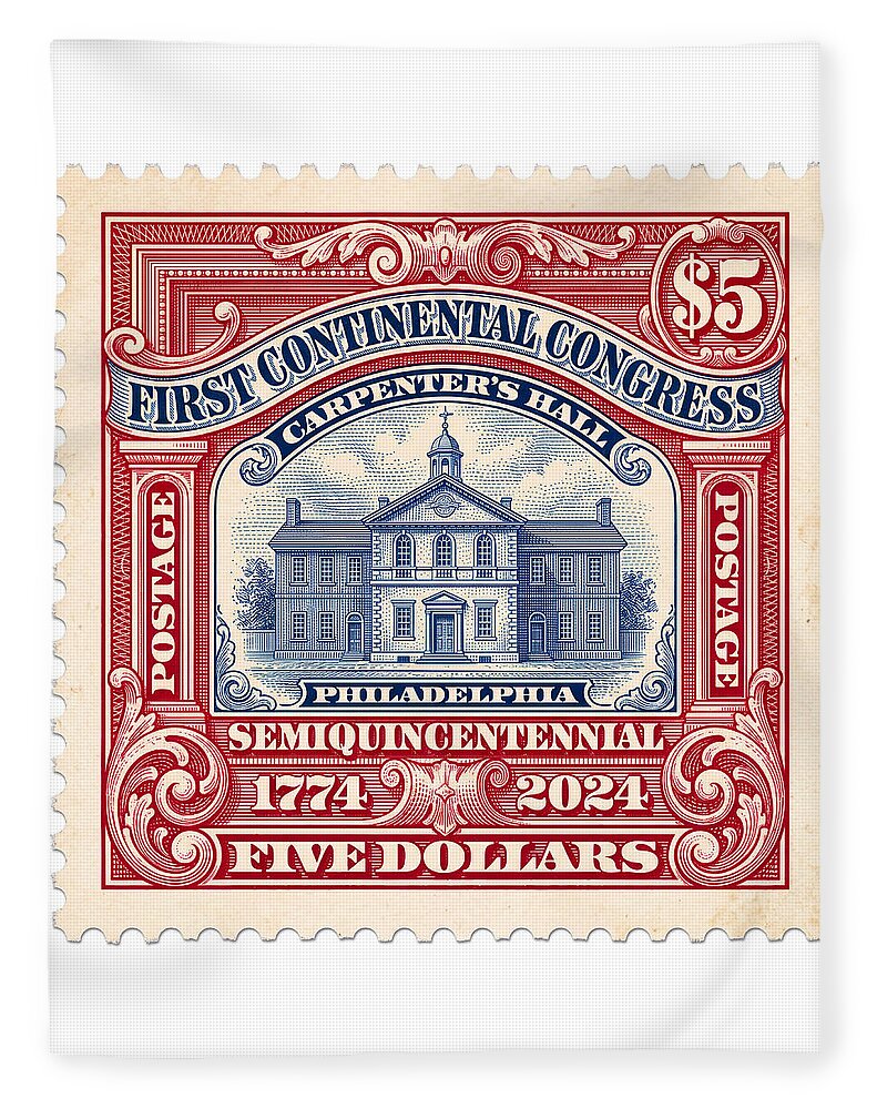 First Continental Congress $5 2 1 - Blanket