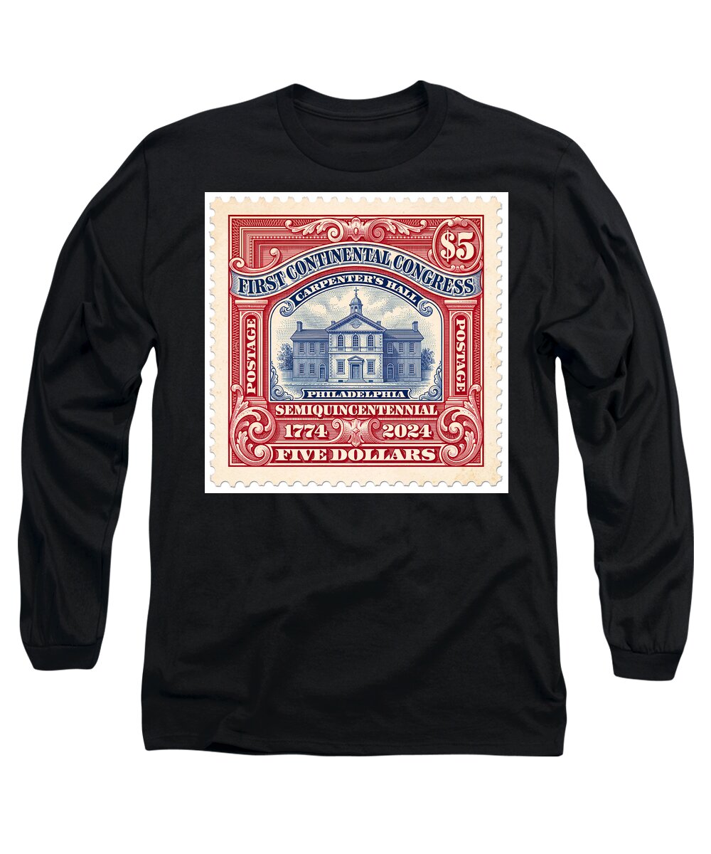 First Continental Congress $5 2 1 - Long Sleeve T-Shirt