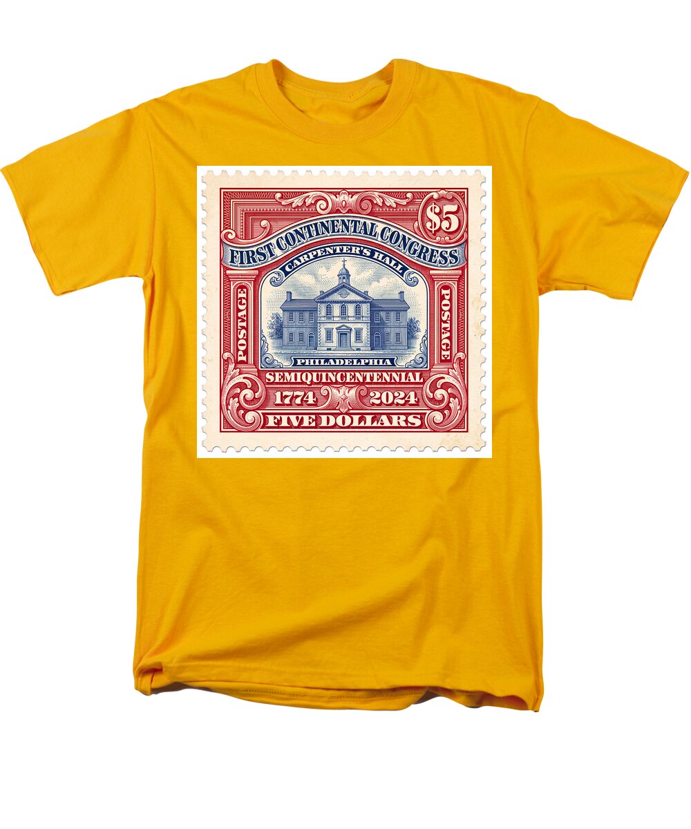 First Continental Congress $5 2 1 - Men's T-Shirt  (Regular Fit)