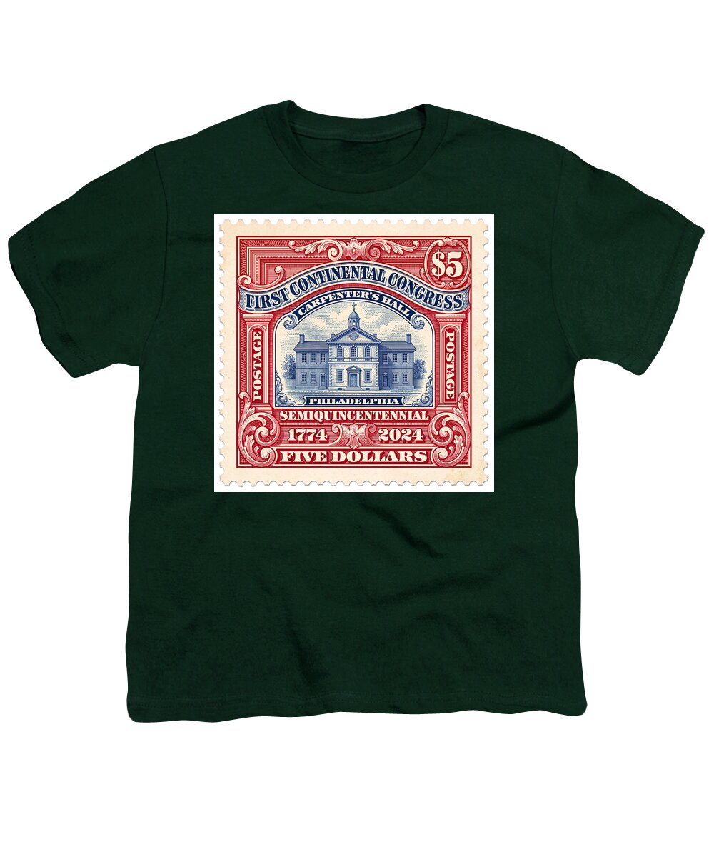 First Continental Congress $5 2 1 - Youth T-Shirt