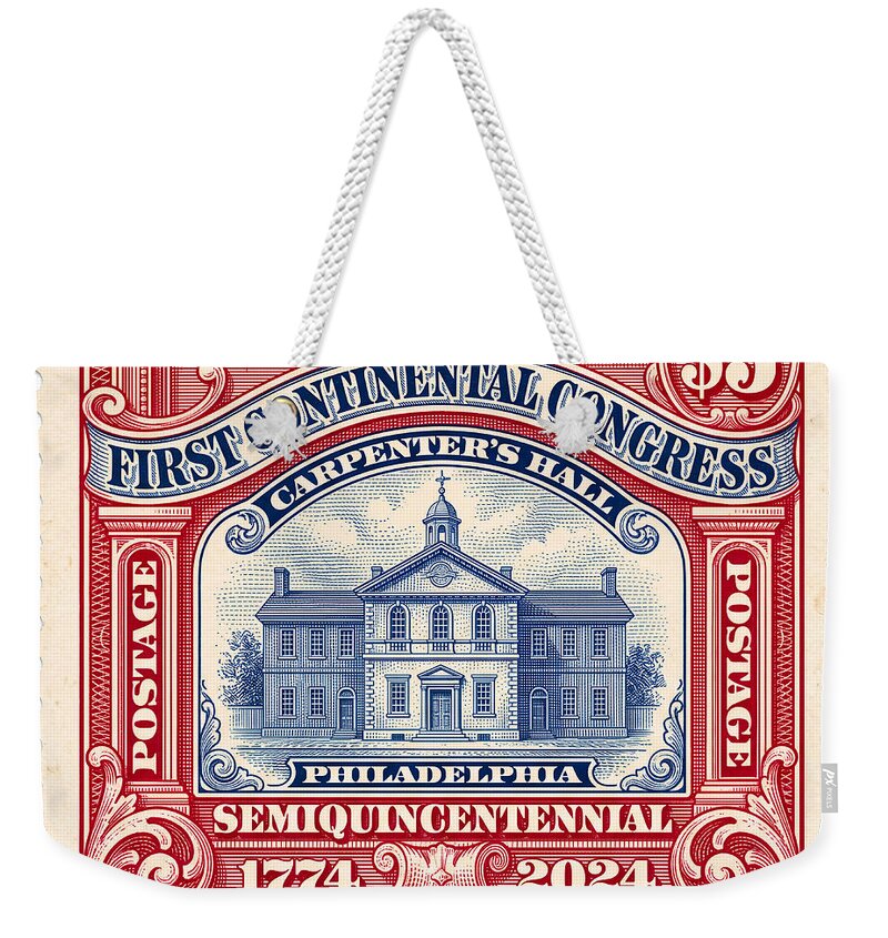 First Continental Congress $5 2 1 - Weekender Tote Bag