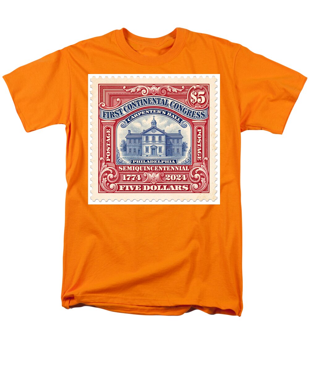 First Continental Congress $5 2 1 - Men's T-Shirt  (Regular Fit)