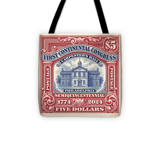First Continental Congress $5 2 1 - Tote Bag