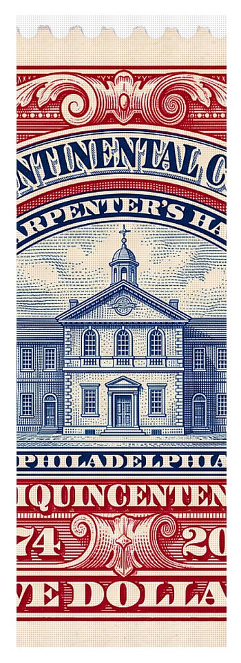 First Continental Congress $5 2 1 - Yoga Mat