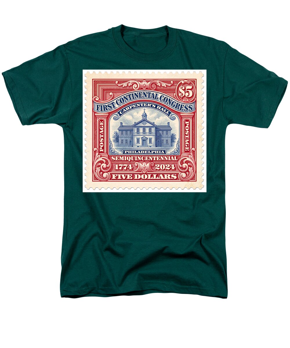 First Continental Congress $5 2 1 - Men's T-Shirt  (Regular Fit)