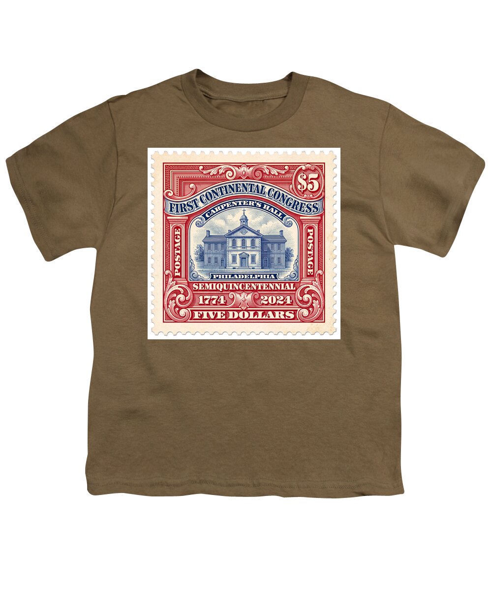 First Continental Congress $5 2 1 - Youth T-Shirt