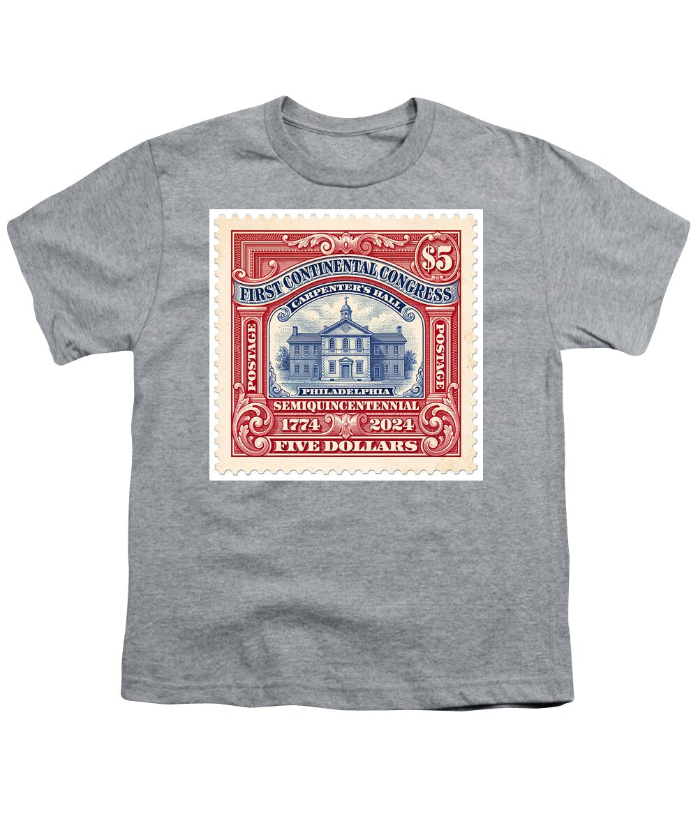 First Continental Congress $5 2 1 - Youth T-Shirt