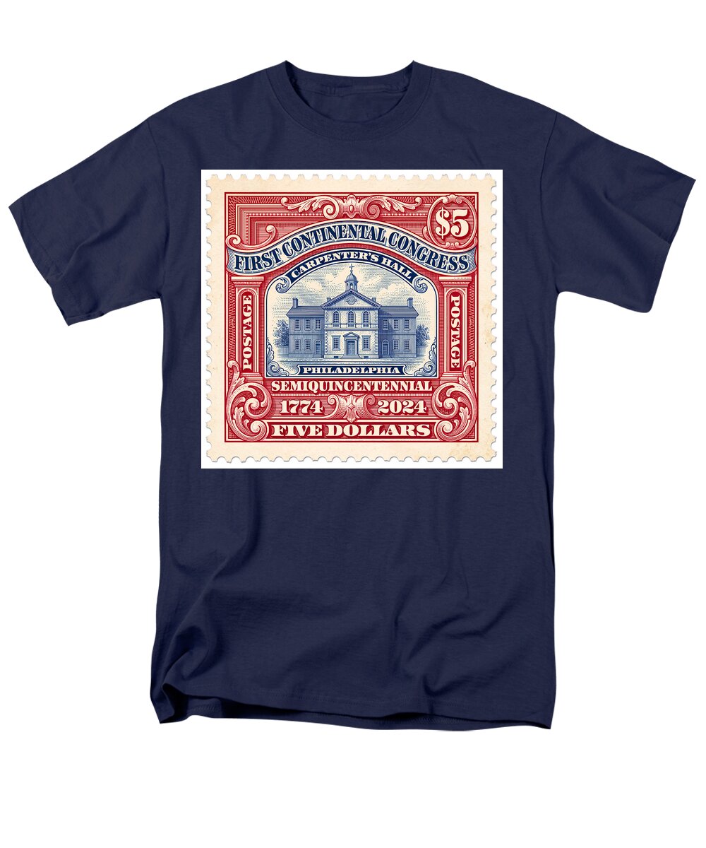 First Continental Congress $5 2 1 - Men's T-Shirt  (Regular Fit)