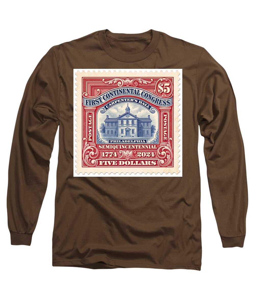 First Continental Congress $5 2 1 - Long Sleeve T-Shirt
