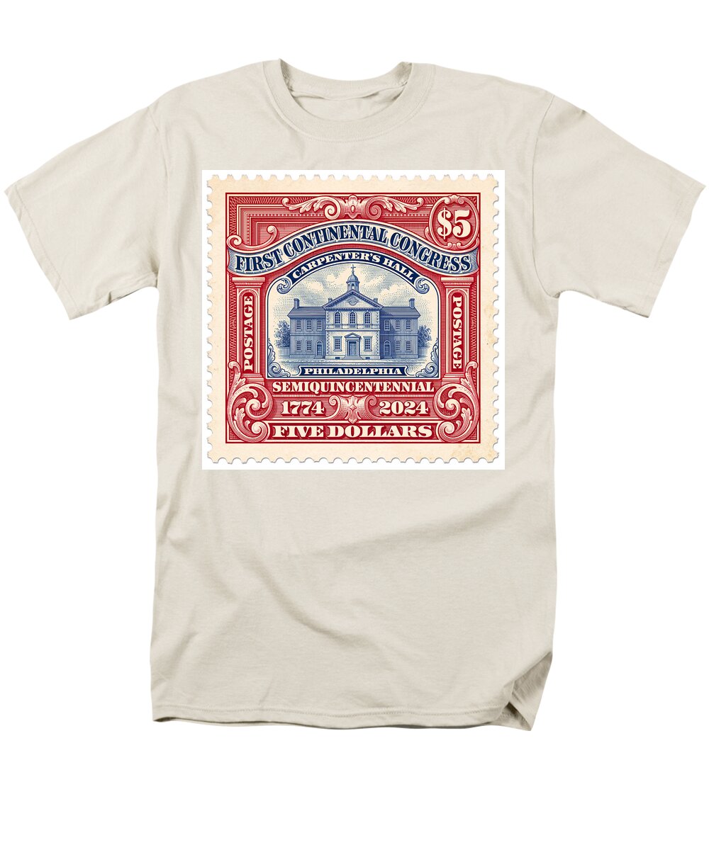 First Continental Congress $5 2 1 - Men's T-Shirt  (Regular Fit)