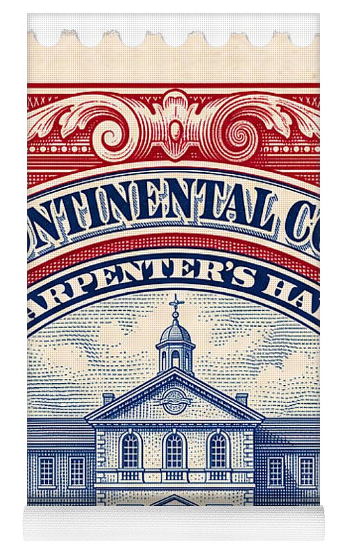 First Continental Congress $5 2 1 - Yoga Mat