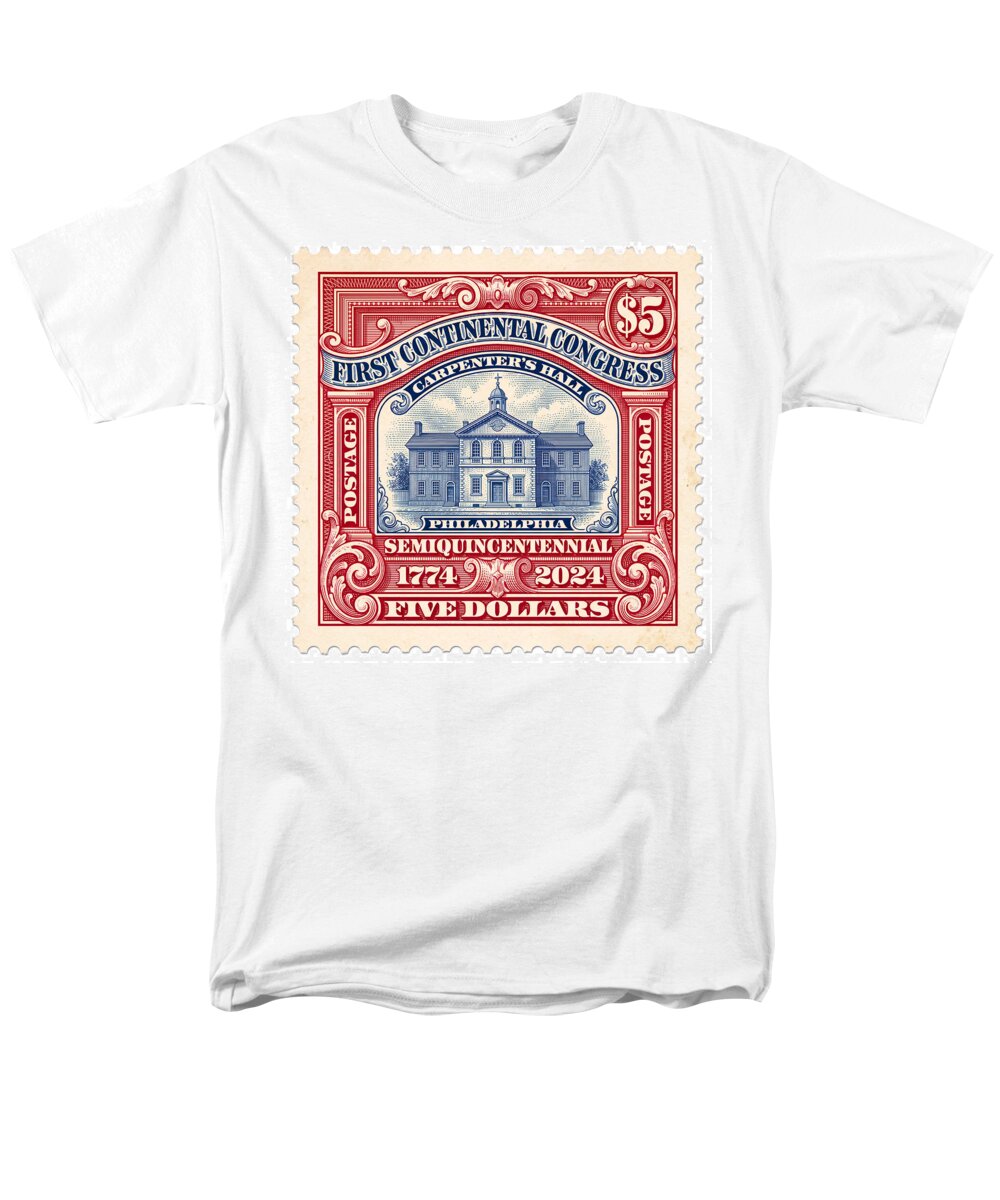 First Continental Congress $5 2 1 - Men's T-Shirt  (Regular Fit)
