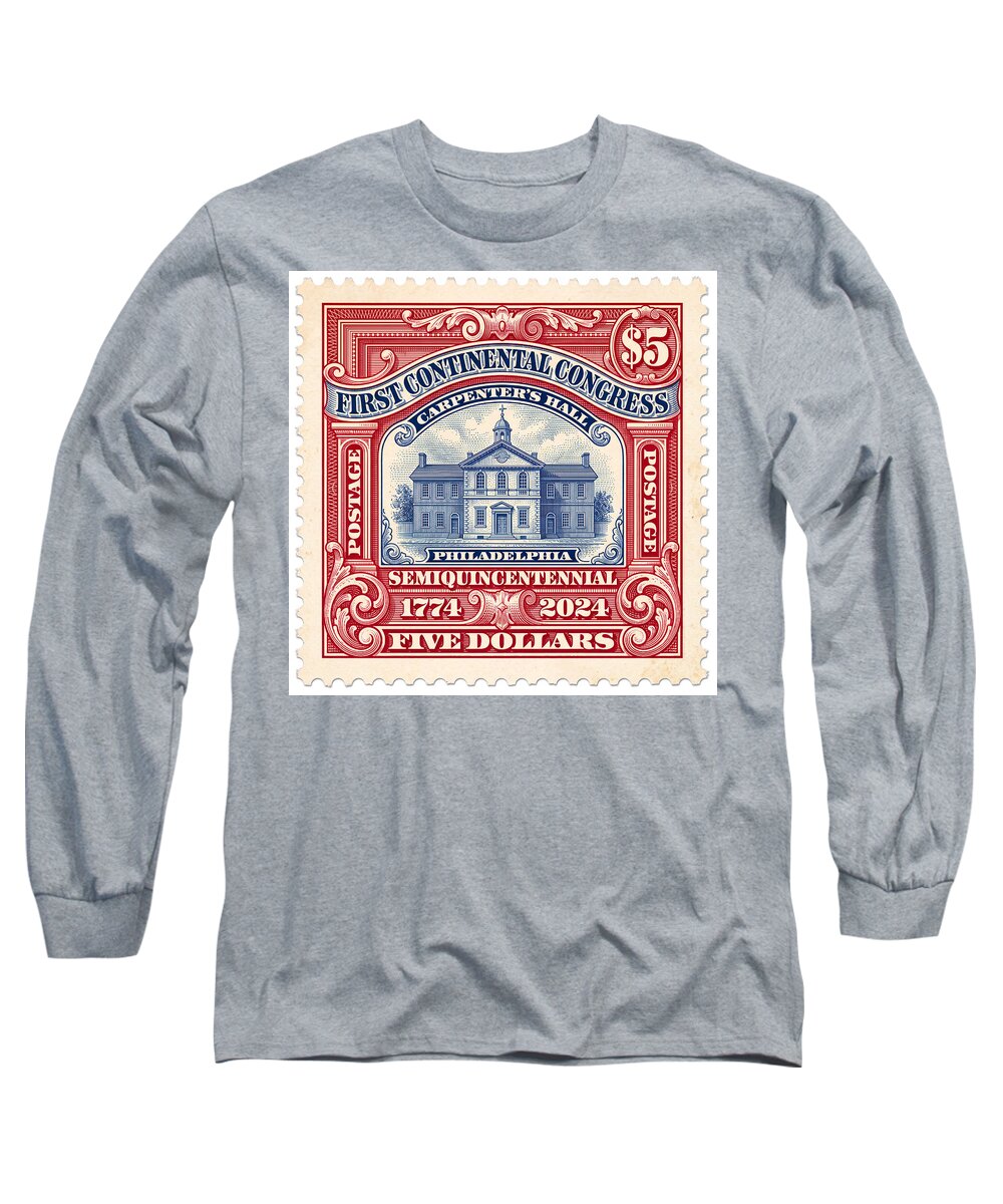 First Continental Congress $5 2 1 - Long Sleeve T-Shirt