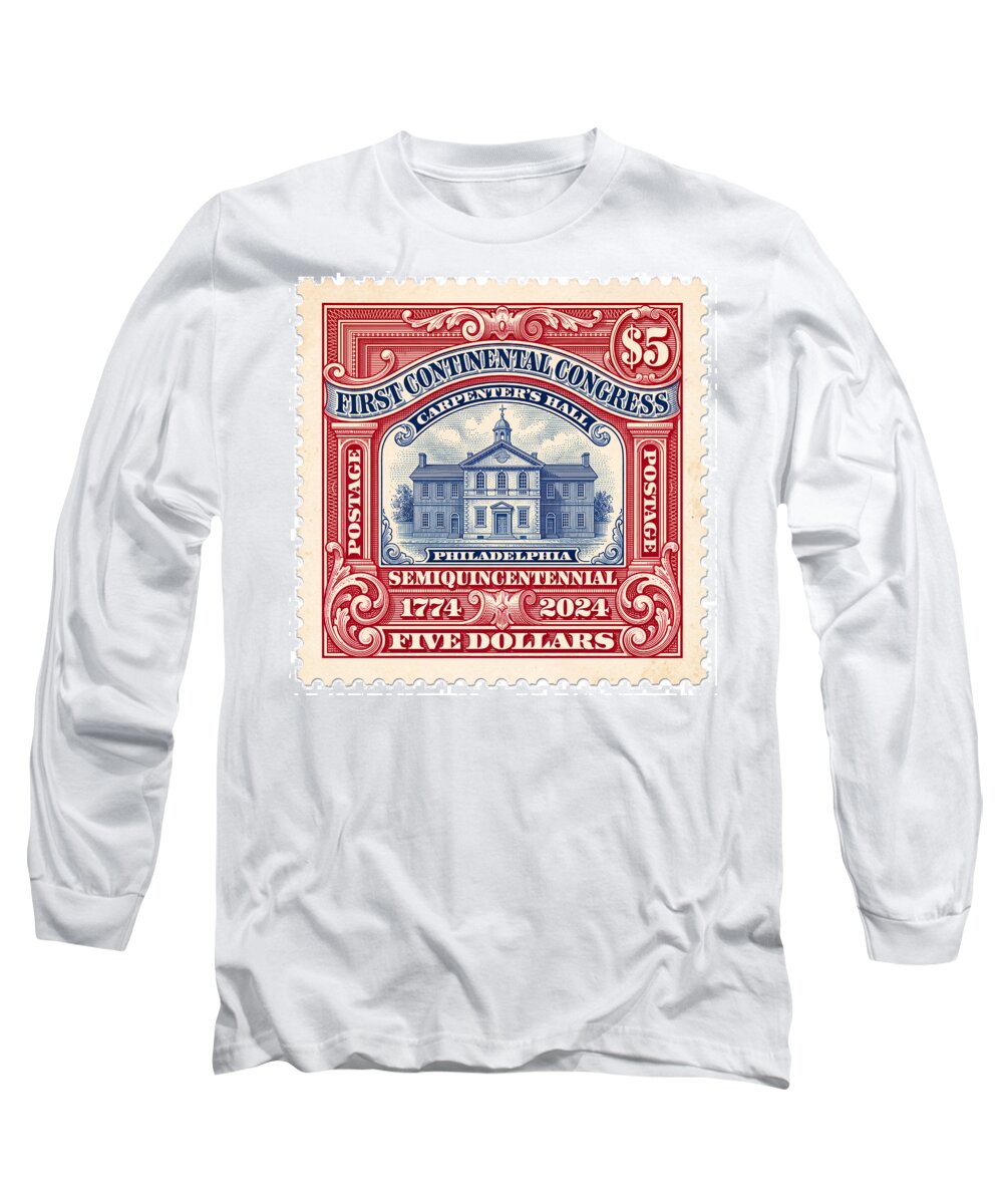 First Continental Congress $5 2 1 - Long Sleeve T-Shirt